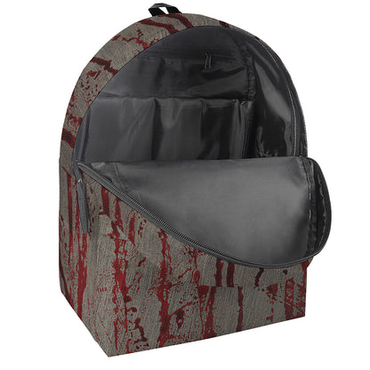 Bloody Metal Wall Print Backpack