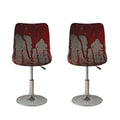 Bloody Metal Wall Print Bar Stool Covers