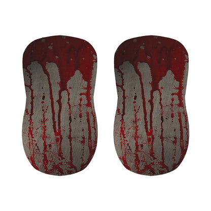 Bloody Metal Wall Print Bar Stool Covers