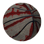 Bloody Metal Wall Print Basketball