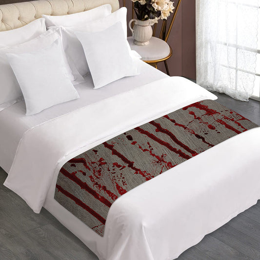 Bloody Metal Wall Print Bed Runner