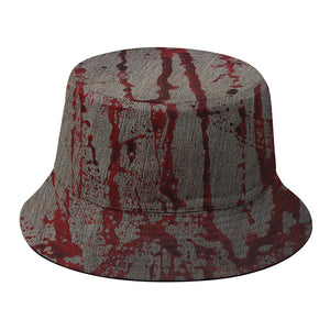 Bloody Metal Wall Print Bucket Hat