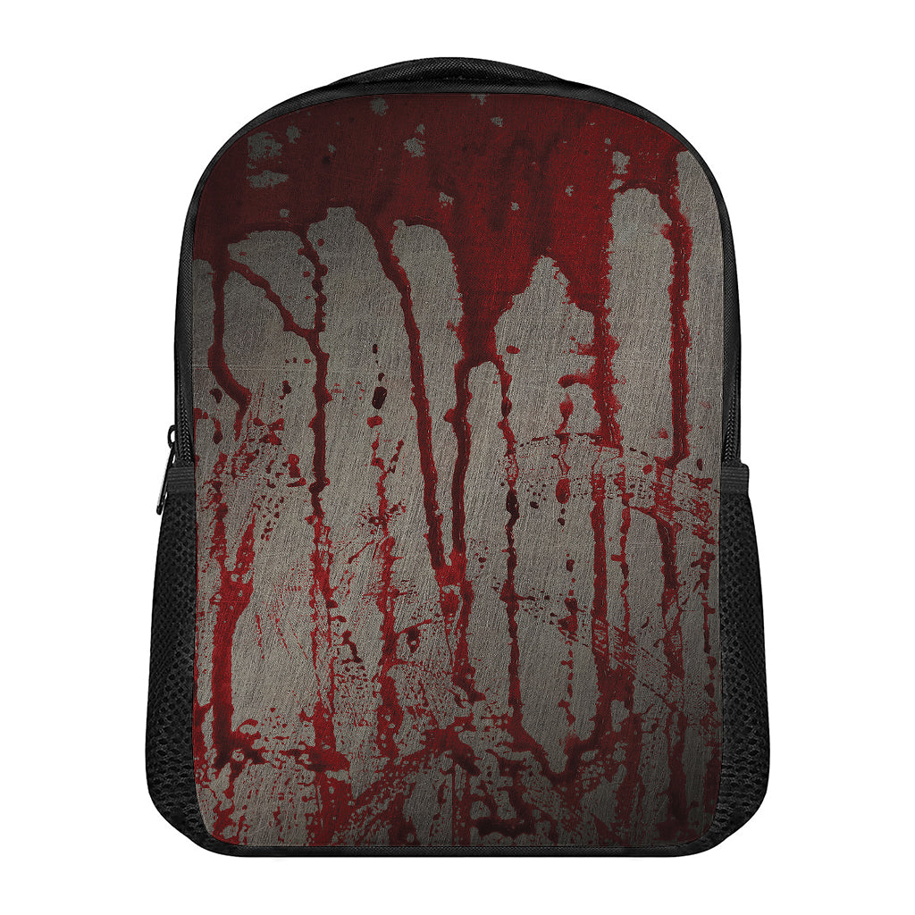Bloody Metal Wall Print Casual Backpack
