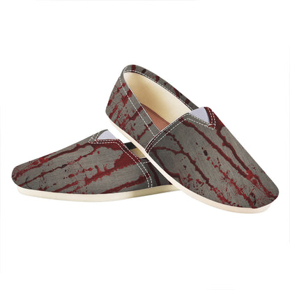 Bloody Metal Wall Print Casual Shoes