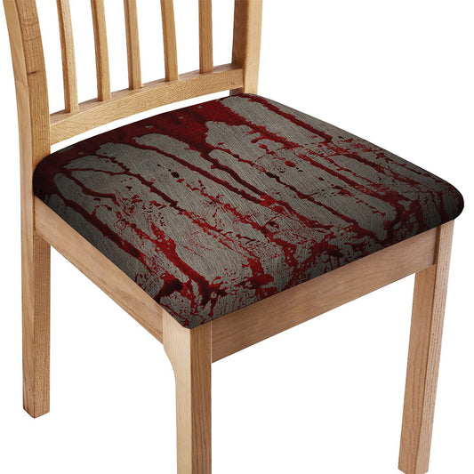 Bloody Metal Wall Print Chair Cushion Cover