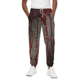 Bloody Metal Wall Print Cotton Sweatpants