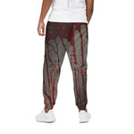 Bloody Metal Wall Print Cotton Pants