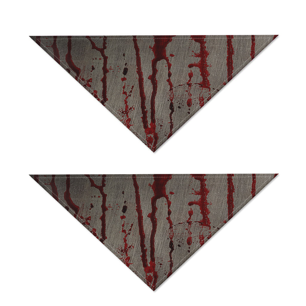 Bloody Metal Wall Print Dog Bandana