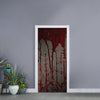 Bloody Metal Wall Print Door Sticker