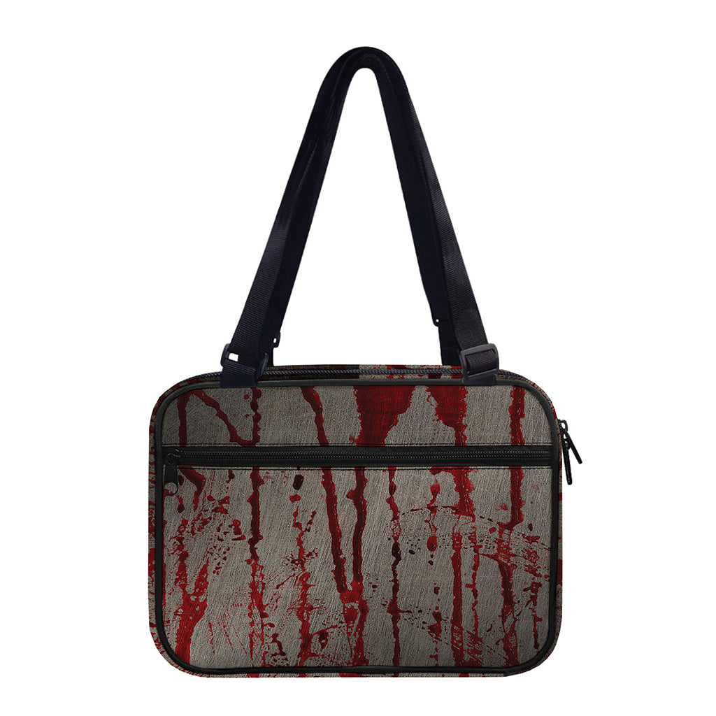 Bloody Metal Wall Print Double Strap Bible Bag