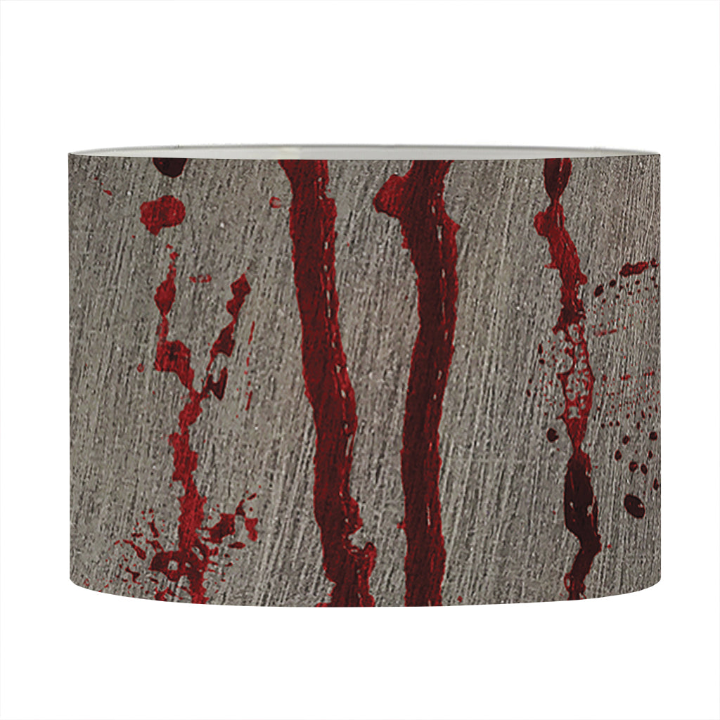 Bloody Metal Wall Print Drum Lamp Shade