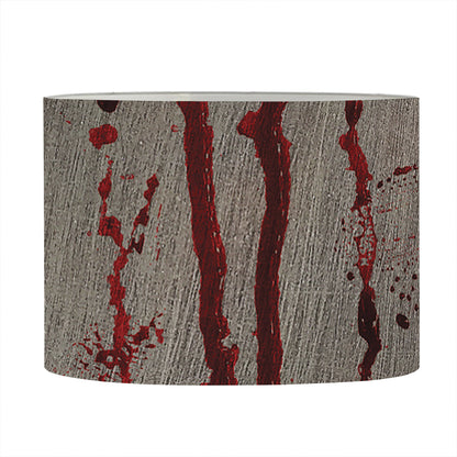 Bloody Metal Wall Print Drum Lamp Shade