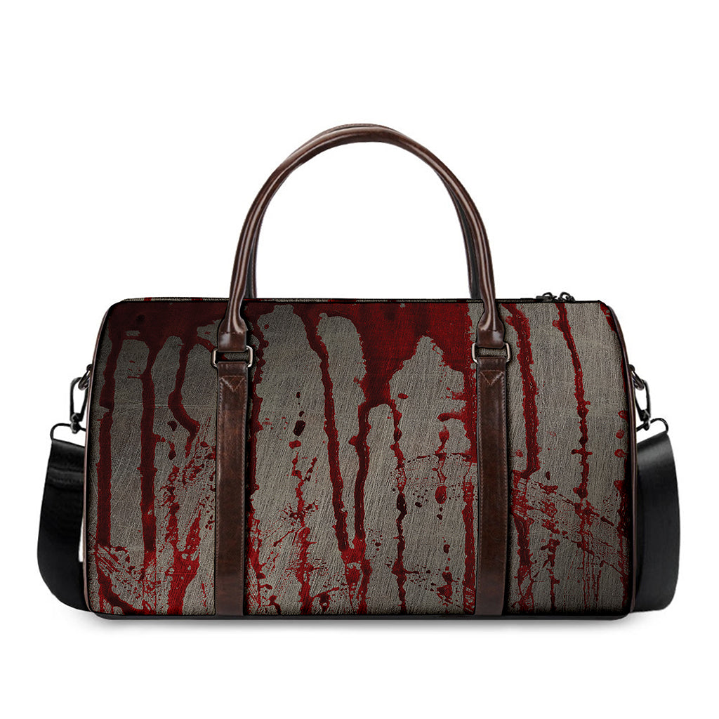 Bloody Metal Wall Print Duffle Bag