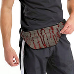 Bloody Metal Wall Print Fanny Pack