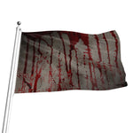 Bloody Metal Wall Print Flag