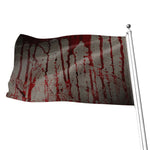 Bloody Metal Wall Print Flag