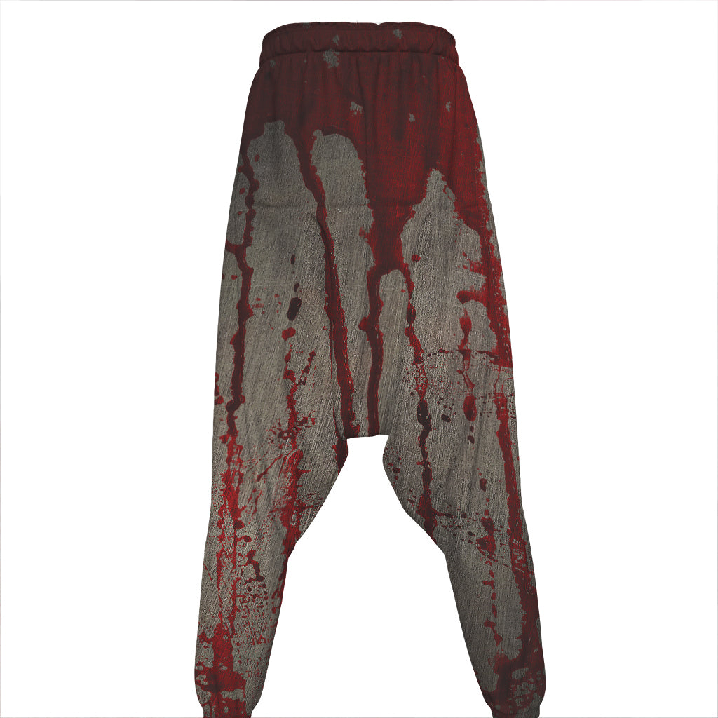 Bloody Metal Wall Print Hammer Pants
