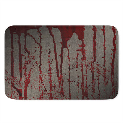 Bloody Metal Wall Print Indoor Door Mat