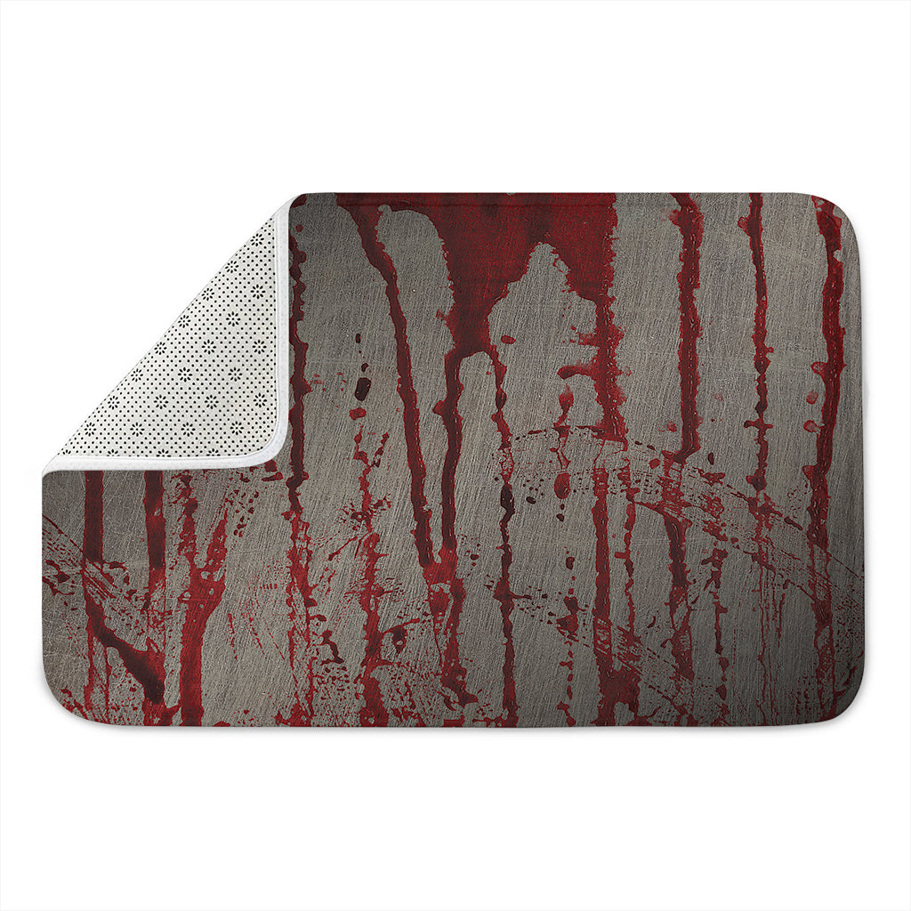 Bloody Metal Wall Print Indoor Door Mat
