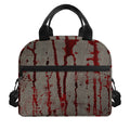 Bloody Metal Wall Print Insulated Lunch Bag