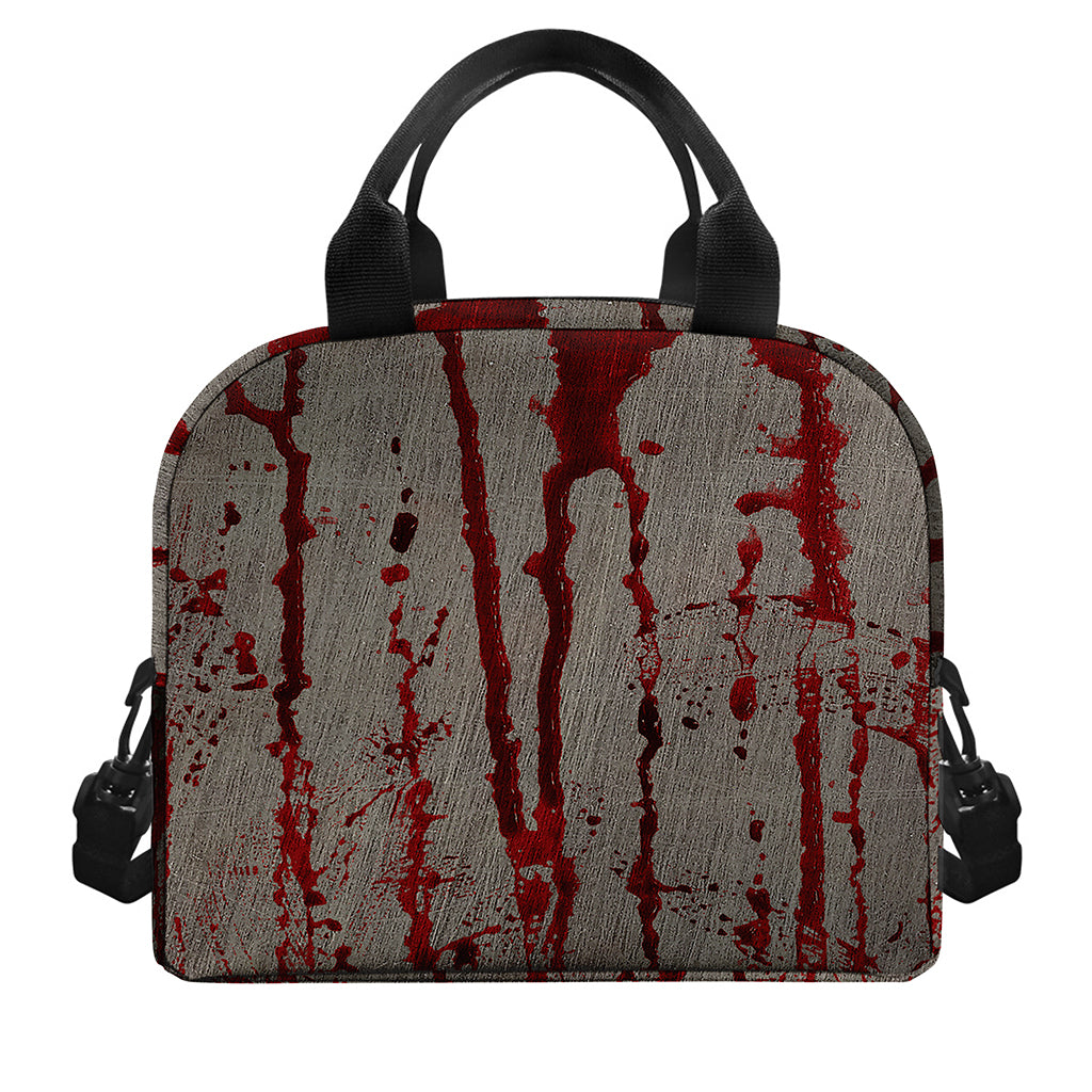 Bloody Metal Wall Print Insulated Lunch Bag