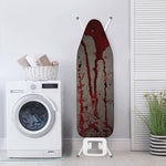 Bloody Metal Wall Print Ironing Board Cover