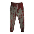 Bloody Metal Wall Print Jogger Pants