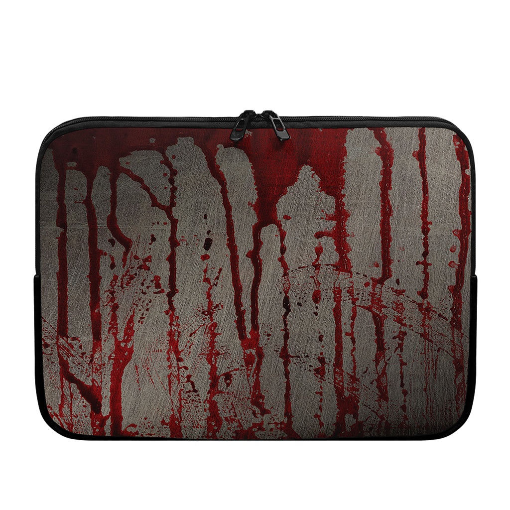 Bloody Metal Wall Print Laptop Sleeve