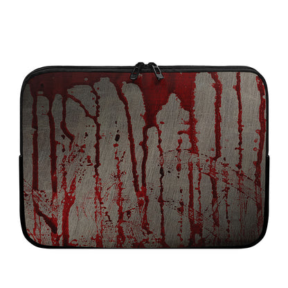 Bloody Metal Wall Print Laptop Sleeve