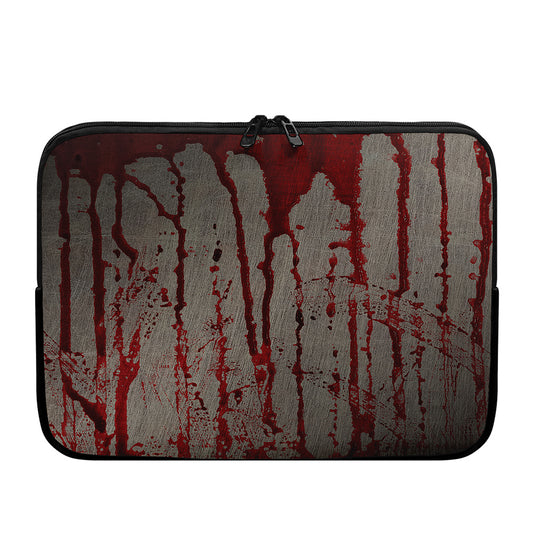 Bloody Metal Wall Print Laptop Sleeve