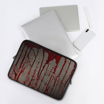 Bloody Metal Wall Print Laptop Sleeve