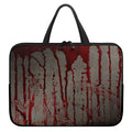 Bloody Metal Wall Print Laptop Sleeve With Handle