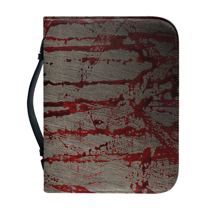 Bloody Metal Wall Print Leather Bible Cover