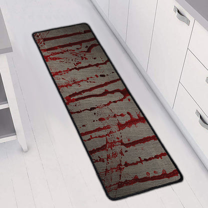 Bloody Metal Wall Print Long Kitchen Mat