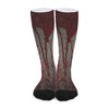 Bloody Metal Wall Print Long Socks