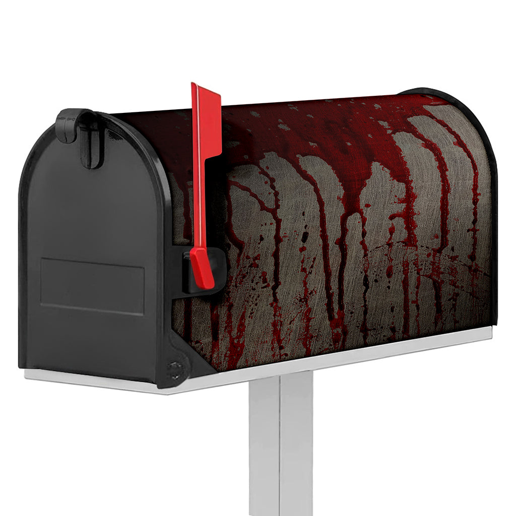Bloody Metal Wall Print Mailbox Cover