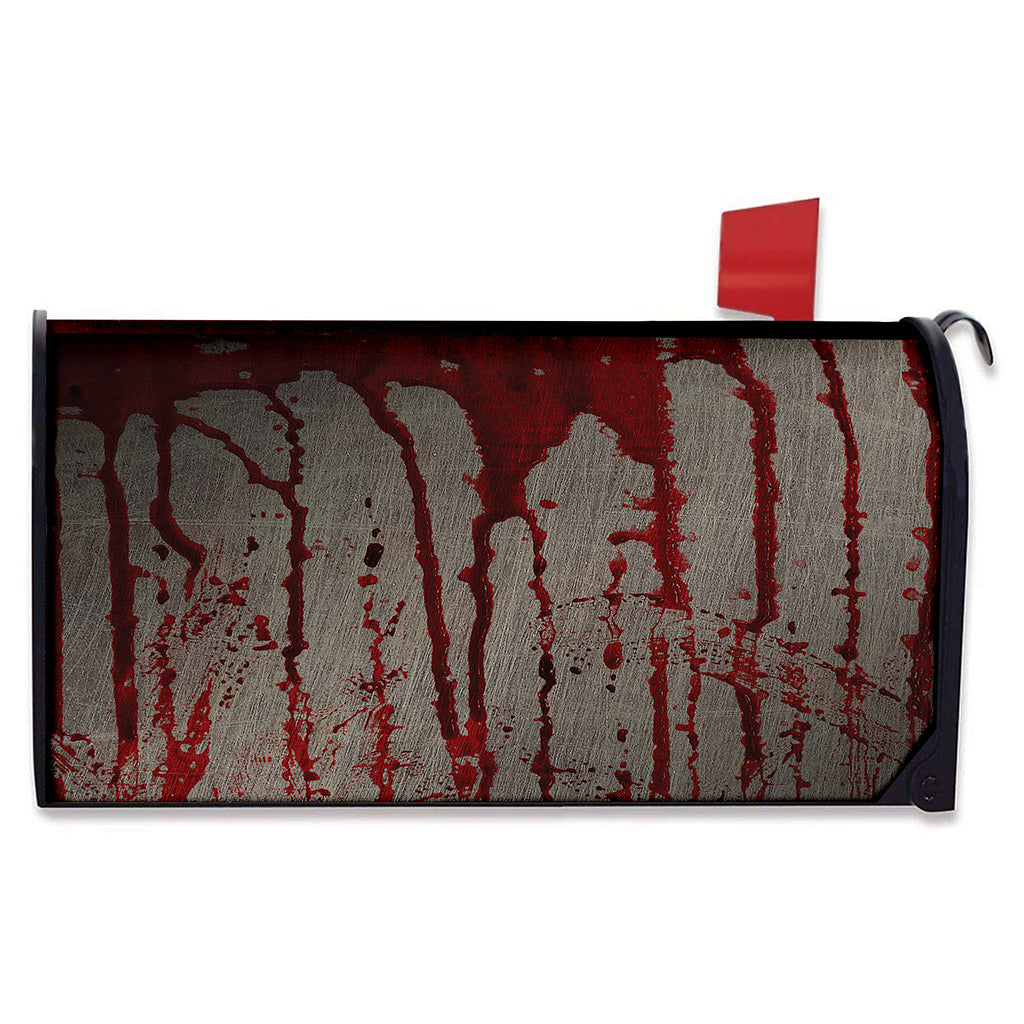 Bloody Metal Wall Print Mailbox Cover