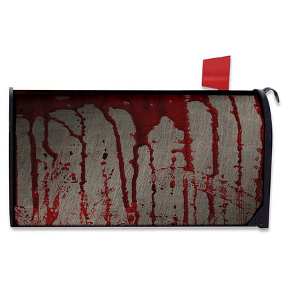Bloody Metal Wall Print Mailbox Cover