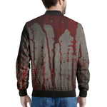 Bloody Metal Wall Print Men's Bomber Jacket