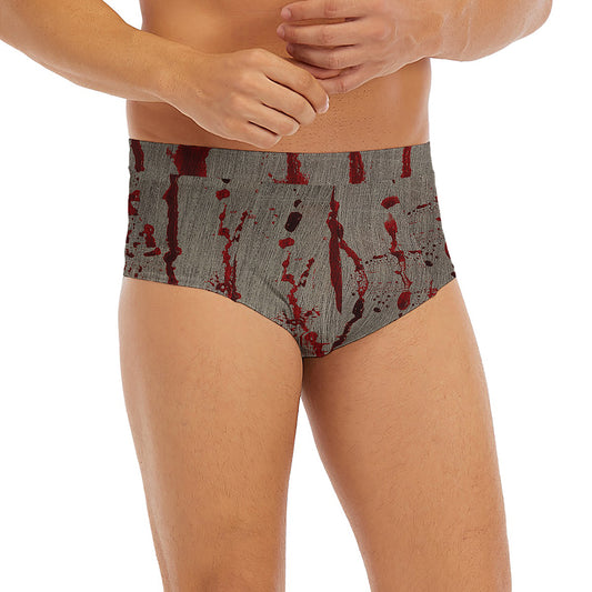 Bloody Metal Wall Print Men's Briefs