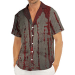 Bloody Metal Wall Print Men's Deep V-Neck Shirt