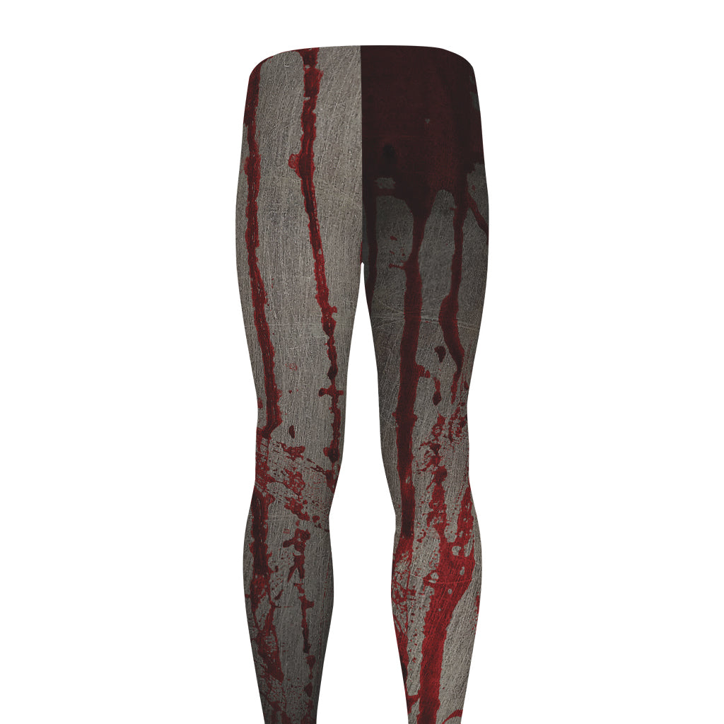 Bloody Metal Wall Print Men's leggings