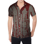 Bloody Metal Wall Print Men's Shirt