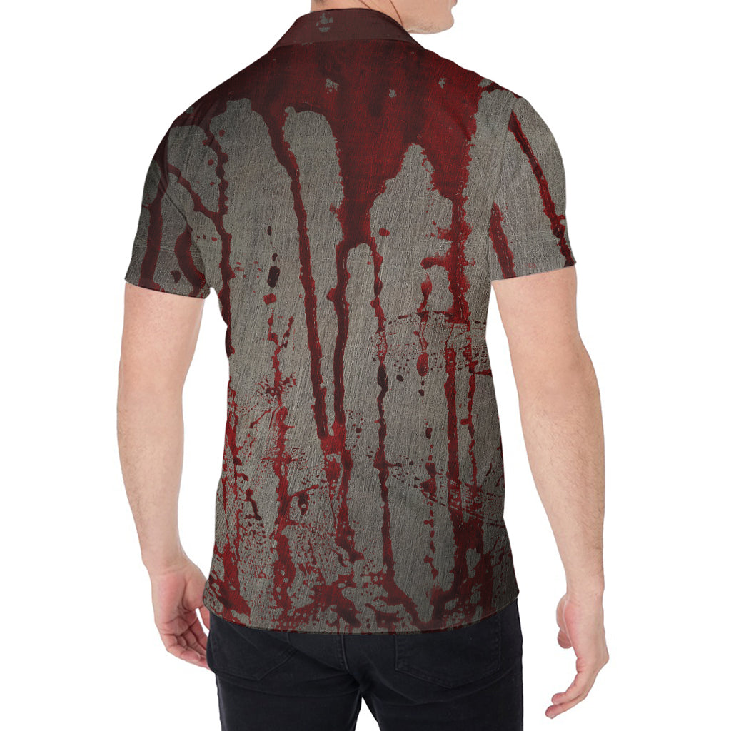 Bloody Metal Wall Print Men's Shirt