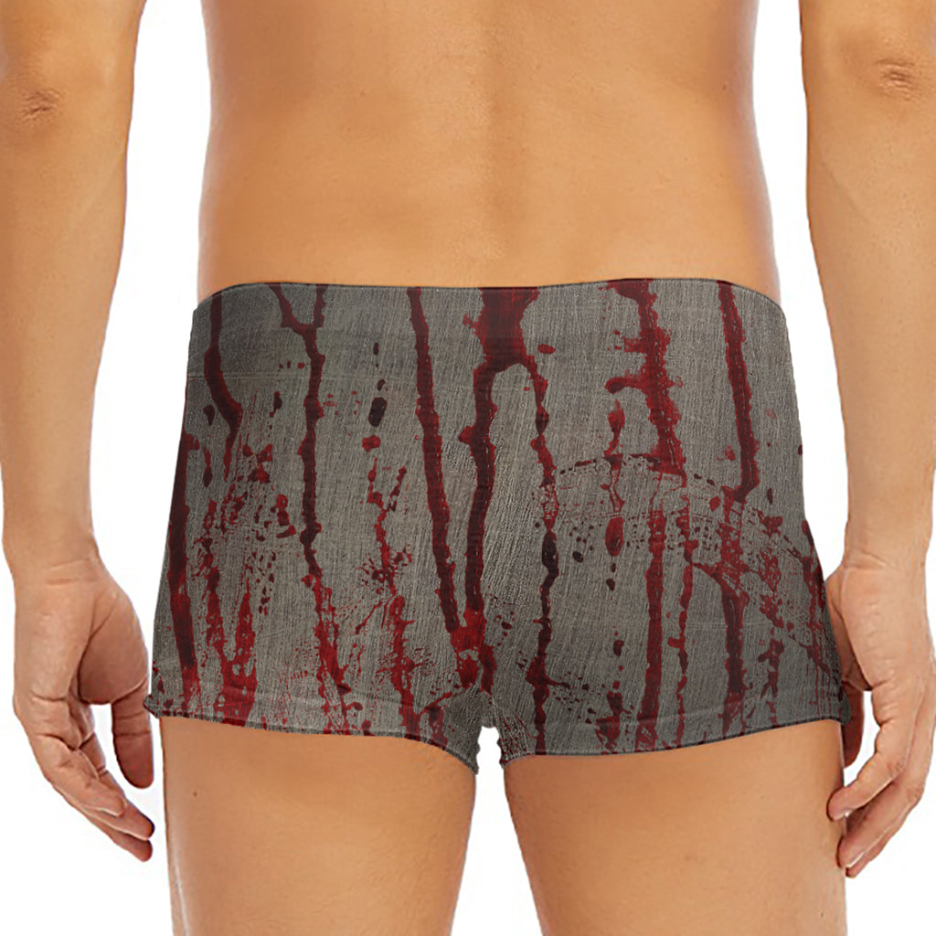 Bloody Metal Wall Print Men's Short Boxer Briefs