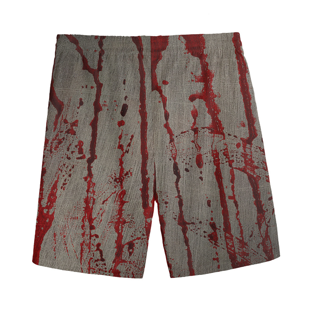 Bloody Metal Wall Print Men's Sports Shorts