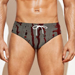 Bloody Metal Wall Print Men's Swim Briefs