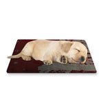 Bloody Metal Wall Print Pet Cooling Mat Cover