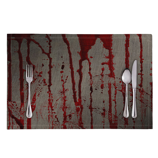 Bloody Metal Wall Print Placemat