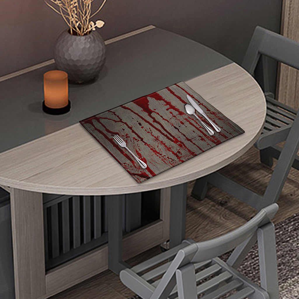 Bloody Metal Wall Print Placemat